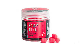 Бойли Вафтерс Carp Catchers Fluo Dumbell Wafters - Spicy Tuna - Ø12х9мм - 45г