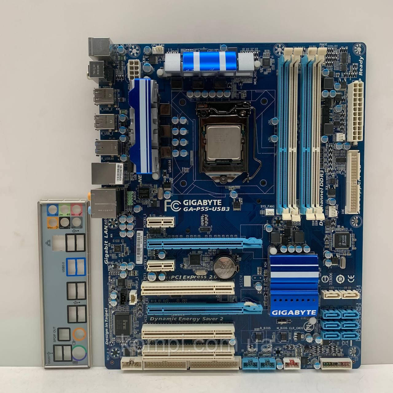 Материнська плата s1156 Gigabyte GA-P55-USB3 (Socket 1156, DDR3, б/у)
