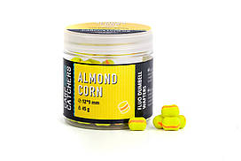 Бойли Вафтерс Carp Catchers Fluo Dumbell Wafters - Almond Corn - Ø12х9мм - 45г