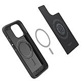 Чохол-накладка Spigen Core Armor MagFit для Apple iPhone 15 Pro Matte Black (ACS06467), фото 8