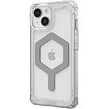 Чохол-накладка Urban Armor Gear Plyo Magsafe для Apple iPhone 15 Ice/Silver (114294114333), фото 4
