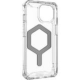 Чохол-накладка Urban Armor Gear Plyo Magsafe для Apple iPhone 15 Ice/Silver (114294114333), фото 6