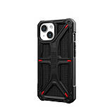 Чохол-накладка Urban Armor Gear Monarch для Apple iPhone 15 Kevlar Black (114289113940), фото 5