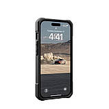 Чохол-накладка Urban Armor Gear Monarch для Apple iPhone 15 Kevlar Black (114289113940), фото 7