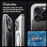 Чохол-накладка Spigen Ultra Hybrid MagFit для Apple iPhone 15 Pro Carbon Fiber (ACS06717), фото 6