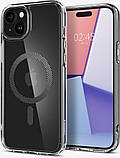 Чохол-накладка Spigen Ultra Hybrid MagFit для Apple iPhone 15 Carbon Fiber (ACS06805), фото 5