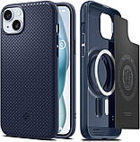 Чохол-накладка Spigen Mag Armor MagFit для Apple iPhone 15 Navy Blue (ACS06816), фото 3