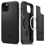 Чохол-накладка Spigen Mag Armor MagFit для Apple iPhone 15 Matte Black (ACS06815), фото 3