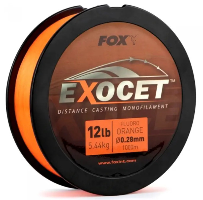 Леска Fox Exocet Mono Fluoro Orange 0.26mm