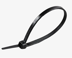 Стяжка кабельна нейлонова 4.8х200 (100 шт) Black