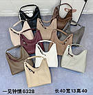 Сумка жіноча прямокутна 40*40 см на блискавці із штучної шкіри в різних кольорах Liza, фото 2