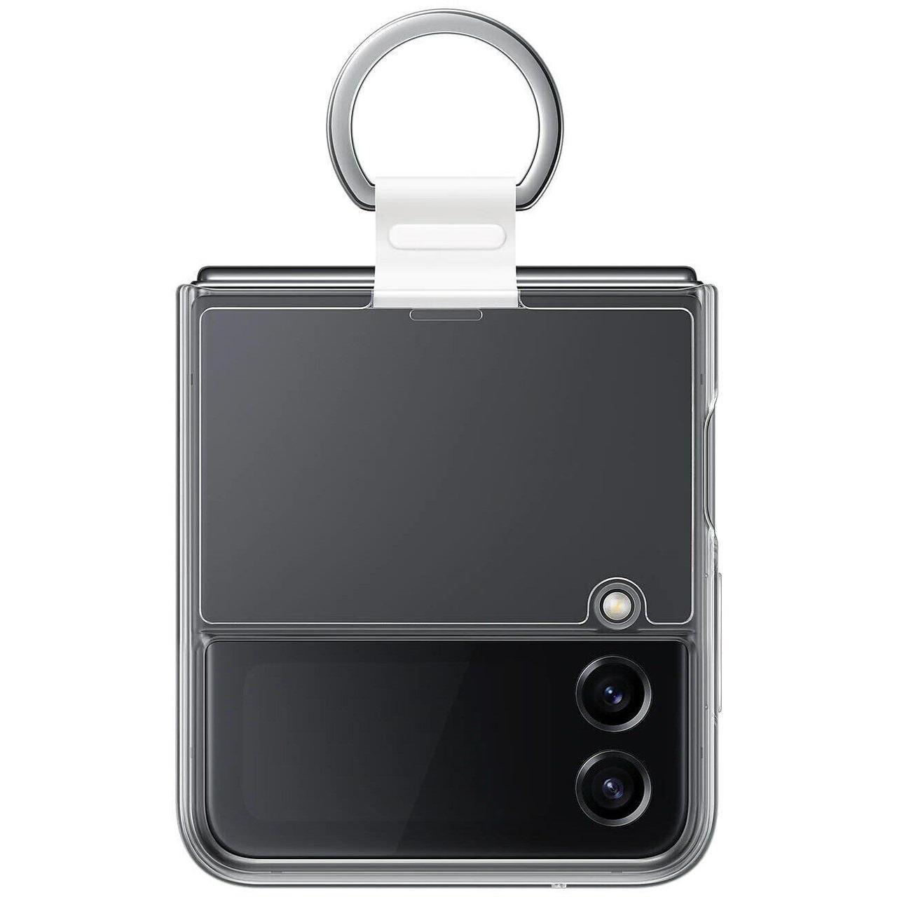 Чохол-накладка Samsung Clear Cover with Ring для Samsung Galaxy Flip 4 SM-F721 Transparent (EF-OF721CTEGUA)