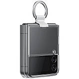 Чохол-накладка Samsung Clear Cover with Ring для Samsung Galaxy Flip 4 SM-F721 Transparent (EF-OF721CTEGUA), фото 3
