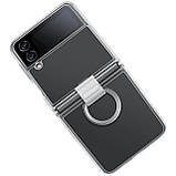 Чохол-накладка Samsung Clear Cover with Ring для Samsung Galaxy Flip 4 SM-F721 Transparent (EF-OF721CTEGUA), фото 4