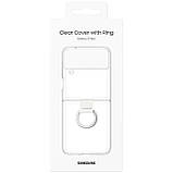 Чохол-накладка Samsung Clear Cover with Ring для Samsung Galaxy Flip 4 SM-F721 Transparent (EF-OF721CTEGUA), фото 8