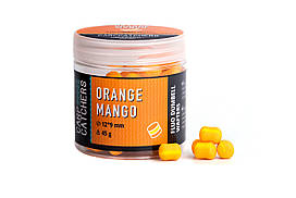 Бойли Вафтерс Carp Catchers Fluo Dumbell Wafters - Orange Mango - Ø12х9мм - 45г