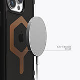 Чохол-накладка Urban Armor Gear для Apple iPhone 15 Pro Max Plyo Magsafe Black/Bronze (114305114085), фото 5