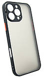 Чохол-накладка Dengos Matt для Apple iPhone 16 Pro Max Black (DG-TPU-MATT-151), фото 3