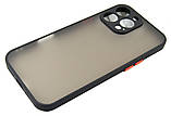 Чохол-накладка Dengos Matt для Apple iPhone 16 Pro Max Black (DG-TPU-MATT-151), фото 4