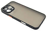 Чохол-накладка Dengos Matt для Apple iPhone 16 Pro Max Black (DG-TPU-MATT-151), фото 5
