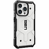 Чохол-накладка Urban Armor Gear Pathfinder Magsafe для Apple iPhone 15 Pro White (1142811141), фото 3