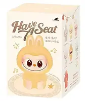 Колекційний брелок Лабубу Labubu Have a seat іграшка-сюрприз з різними очима і кольорами