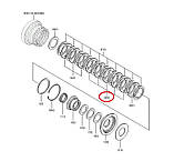 4143.352.058, 238-4686, ZGAQ-02026, 84401576 Диск фрикційний 1,4мм КПП Z=45, фото 3