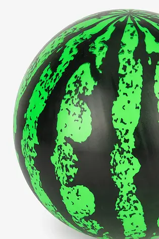 М'яч гумовий Кавун, Іграшка М'яч надувний, дитячий із малюнком Кавун 20 см, фото 2