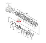 4143.352.056, 6073838, 238-4685, ZGAQ-02027, 84401575 Диск фрикційний S=1,2мм Z=45, фото 3