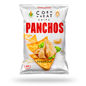 Чіпси PANCHOS зі смаком сиру Пармезан 82г