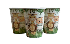 Стакан паперовий 04 - Тропічні тварини (10 шт)