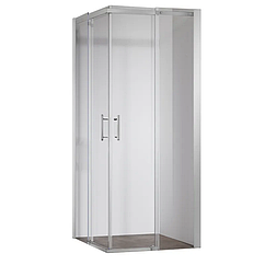 Душова кабіна без піддону Koer SR SC03-90x90x200-TR-01 прозоре скло Easy Clean 6мм, хром (KR5356)