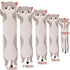 М'яка іграшка Кіт Батон 110 см великий плюшевий кіт, подушка, антистрес в асортименті, фото 5