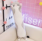 М'яка іграшка Кіт Батон 110 см великий плюшевий кіт, подушка, антистрес в асортименті, фото 8