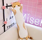 М'яка іграшка Кіт Батон 110 см великий плюшевий кіт, подушка, антистрес в асортименті, фото 6