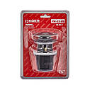 Донний клапан для умивальника з переливом Koer PW-03-05 1 1/4'' (кнопка) (Чорний) (KR3396), фото 3