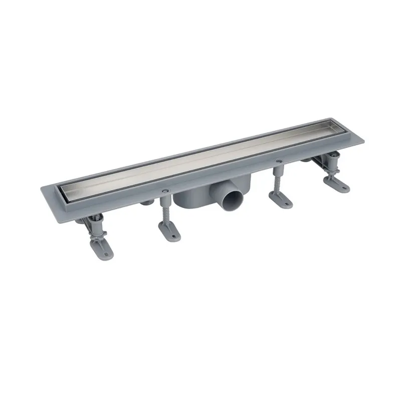 Душовий трап MIXXUS DRAIN-06-80 з пласт. основою і накладкою із нерж. сталі 70x800мм (MI6525), фото 1