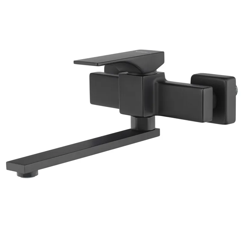 Змішувач для кухні настінний Koer KB-73010-05 (Колір чорний) (KR3491), фото 1