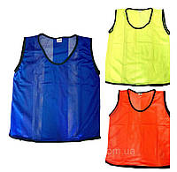 Манишки футбольные детские разных цветов для тренировок и игр