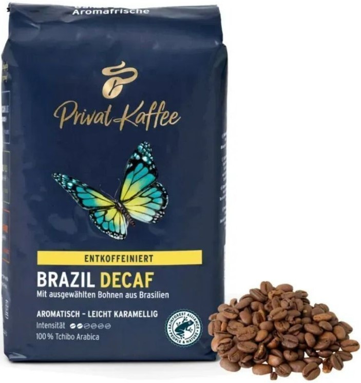 ОРИГІНАЛ! Кава в зернах без кофеїну Tchibo Brazil Decaf 500г 100% Арабіка. Німеччина