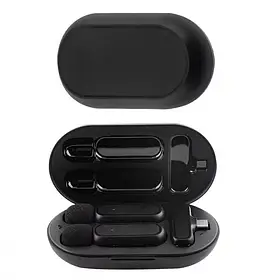 Комплект із 2 бездротових петличних мікрофонів Wireless Microphone K63 Dual Type-C