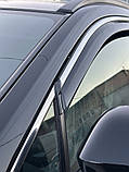 Вітровики з хромом (4 шт, Niken) для Toyota Corolla Cross, фото 7