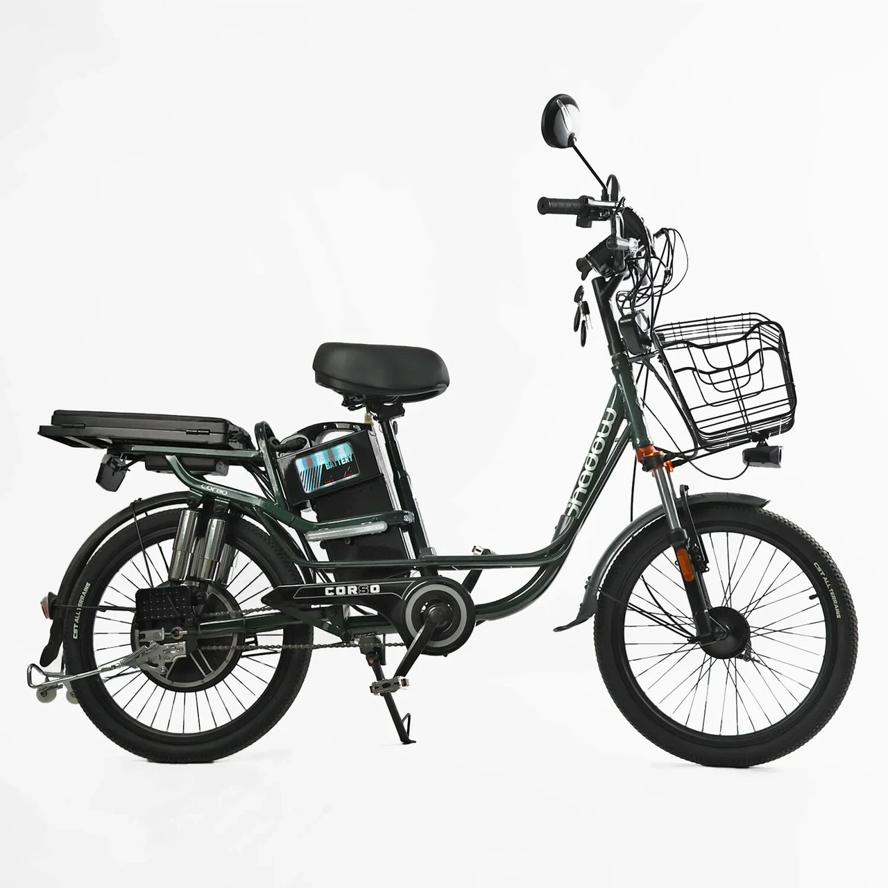 Електровелосипед Corso Shadow 500W-48вт-20А/ч шини 22"-22" купить в интернет магазине