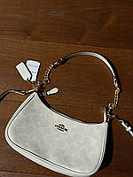 CCoach Teri Shoulder Bag In Signature Canvas Milk крафтова коробка 24х14х6,5