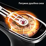Ручний акумуляторний масажер для всього тіла з 4 насадками та 6 режимами швидкості FASCIAL GUN HB-011 iC227, фото 7