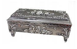 Скринька металева для прикрас Аgata Колір срібний