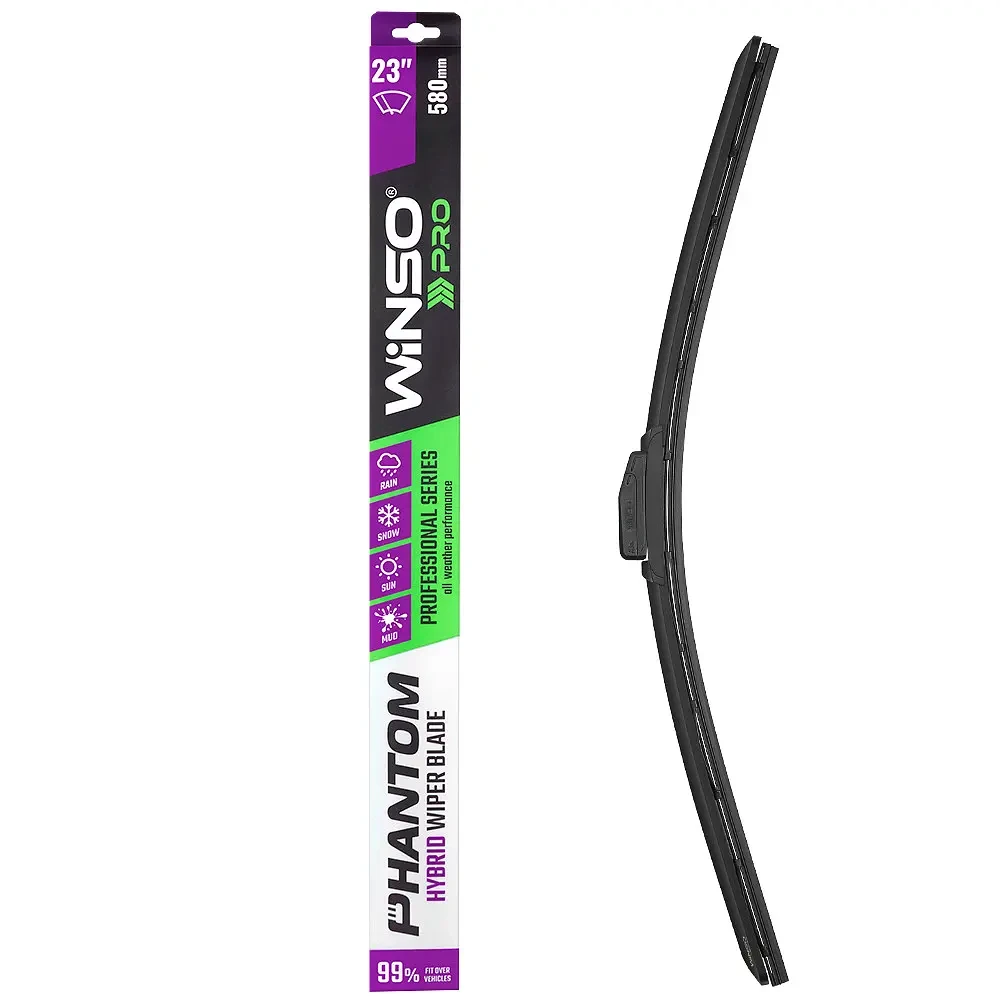 Щітки склоочисника гібридні Winso Pro Phantom 23"/580мм (118580)