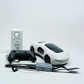 Радіокерована машинка Solar HH1204-C/22 — білий електромобіль з парогенерацією та музикою