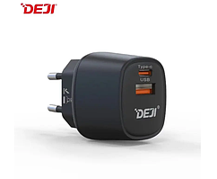 Зарядний пристрій DEJI Fast Charger 33W PD 3.0 USB-C + USB-A (DJ-88)