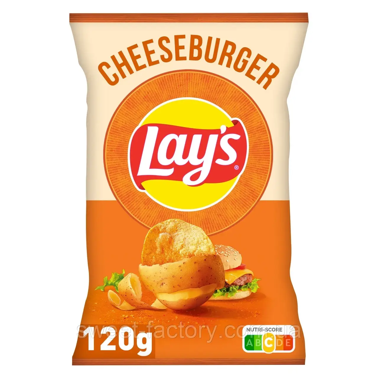 Чіпси Lay's Saveur Cheeseburger 120g, фото 1